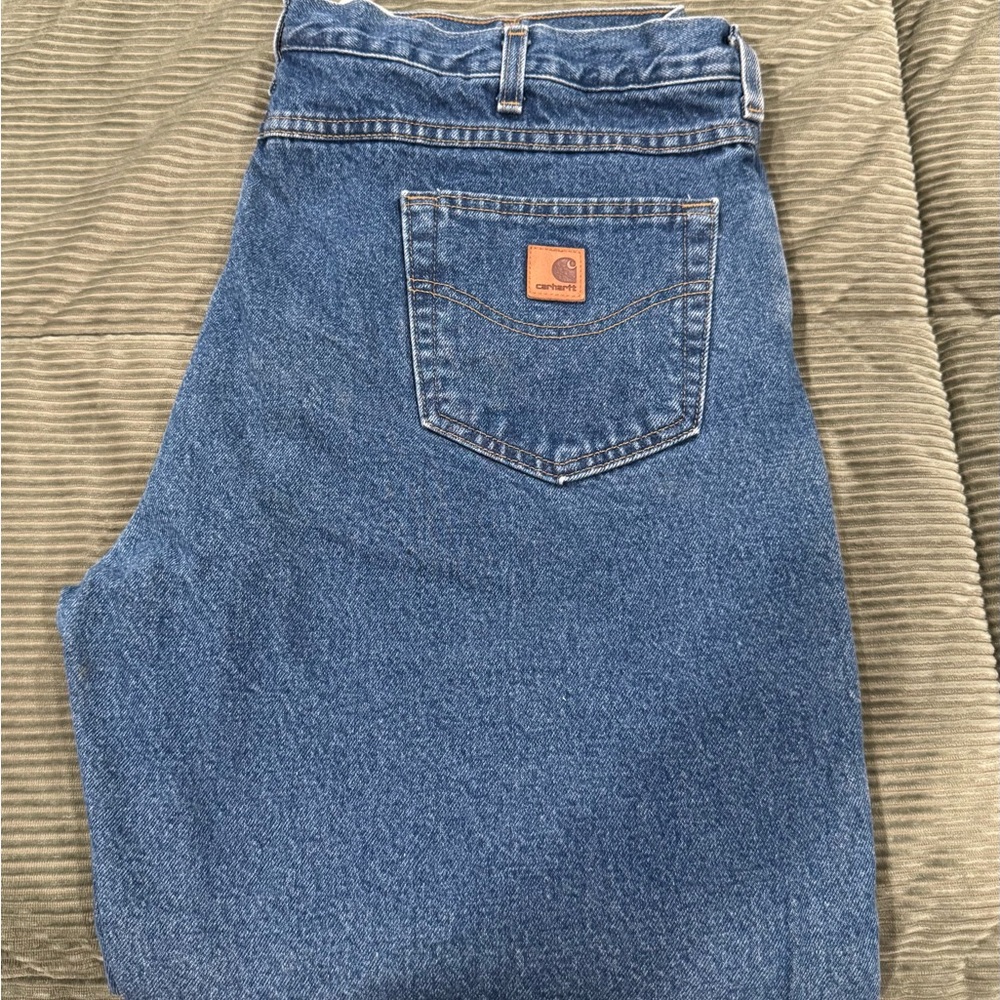 Carhartt Relaxed Fit Fleece Lined Denim Jeans
